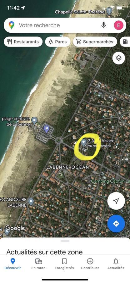rez de chaussee bord de l océan Labenne Esterno foto